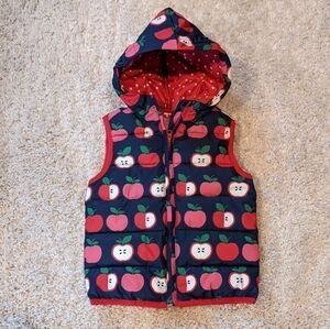 GYMBOREE Candy Apple Vest Size 6